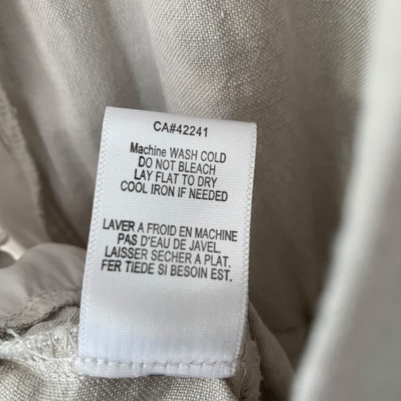 Young Fabulous & Broke Diego Jumpsuit Large Linen Tencel Beige Oatmeal Haze YFB - Picture 3 of 9